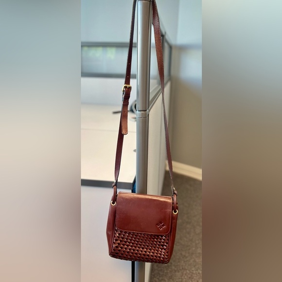 Patricia Nash Marisa Woven Leather Crossbody - Picture 8 of 8